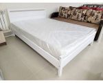 Кровать Вероника 1 Белый античный массив 