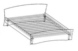 Кровать Светлана МДФ ― Мебель - 31
